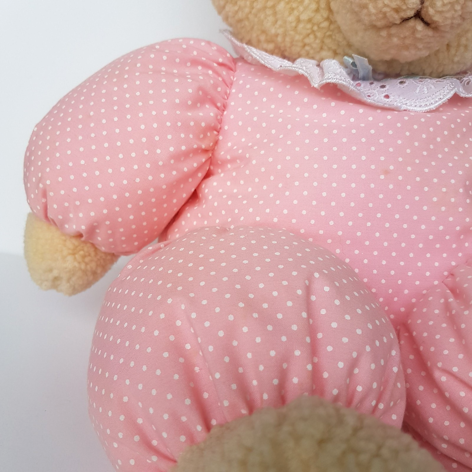 RARE Vintage DAKIN PUFFY BEAR Plush 40cm Fraser Group Stuffed Animal Soft Toy5