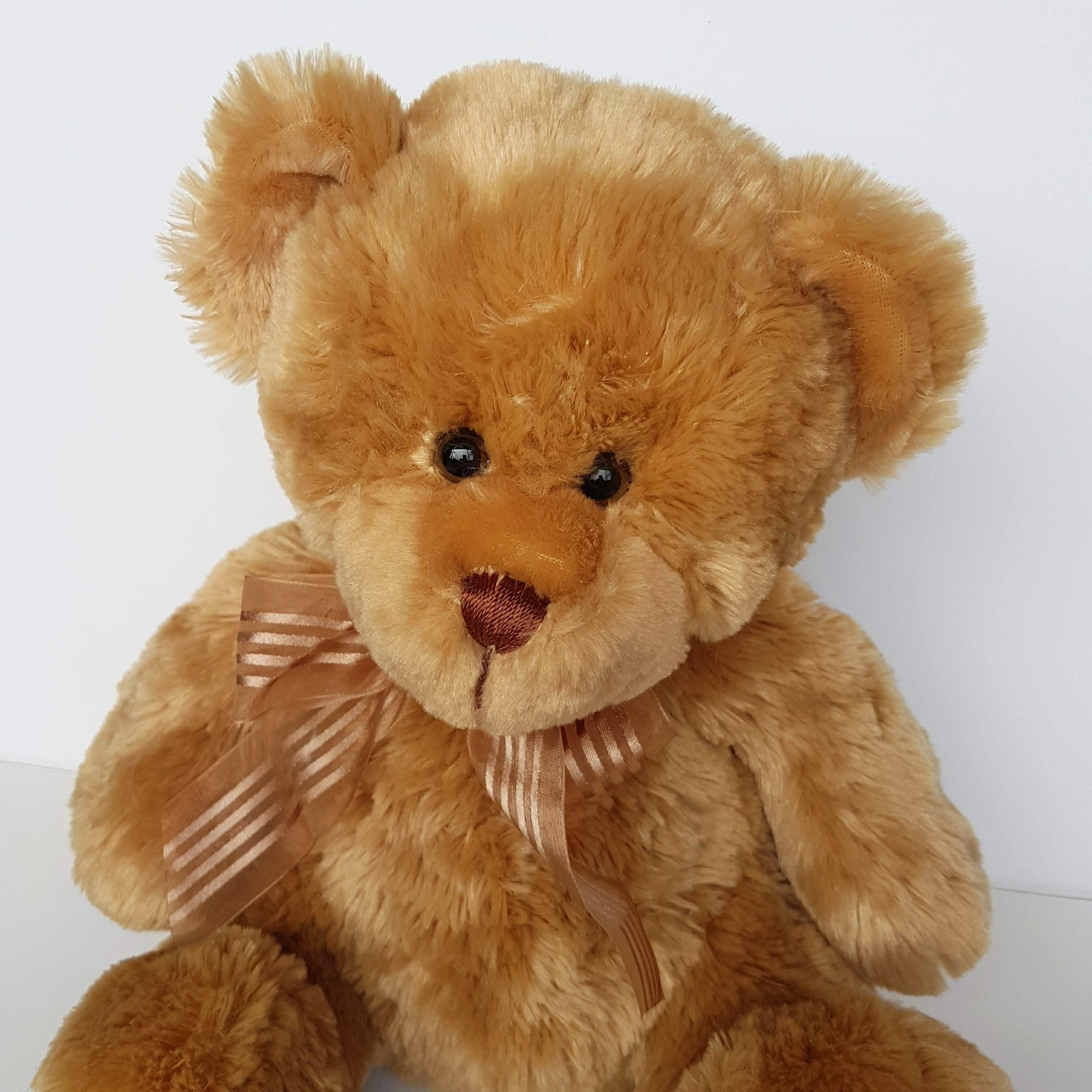 Teddy & Friends TEDDY BEAR Caramel 33cm Plush Soft Toy Stuffed Animal Super Cute3