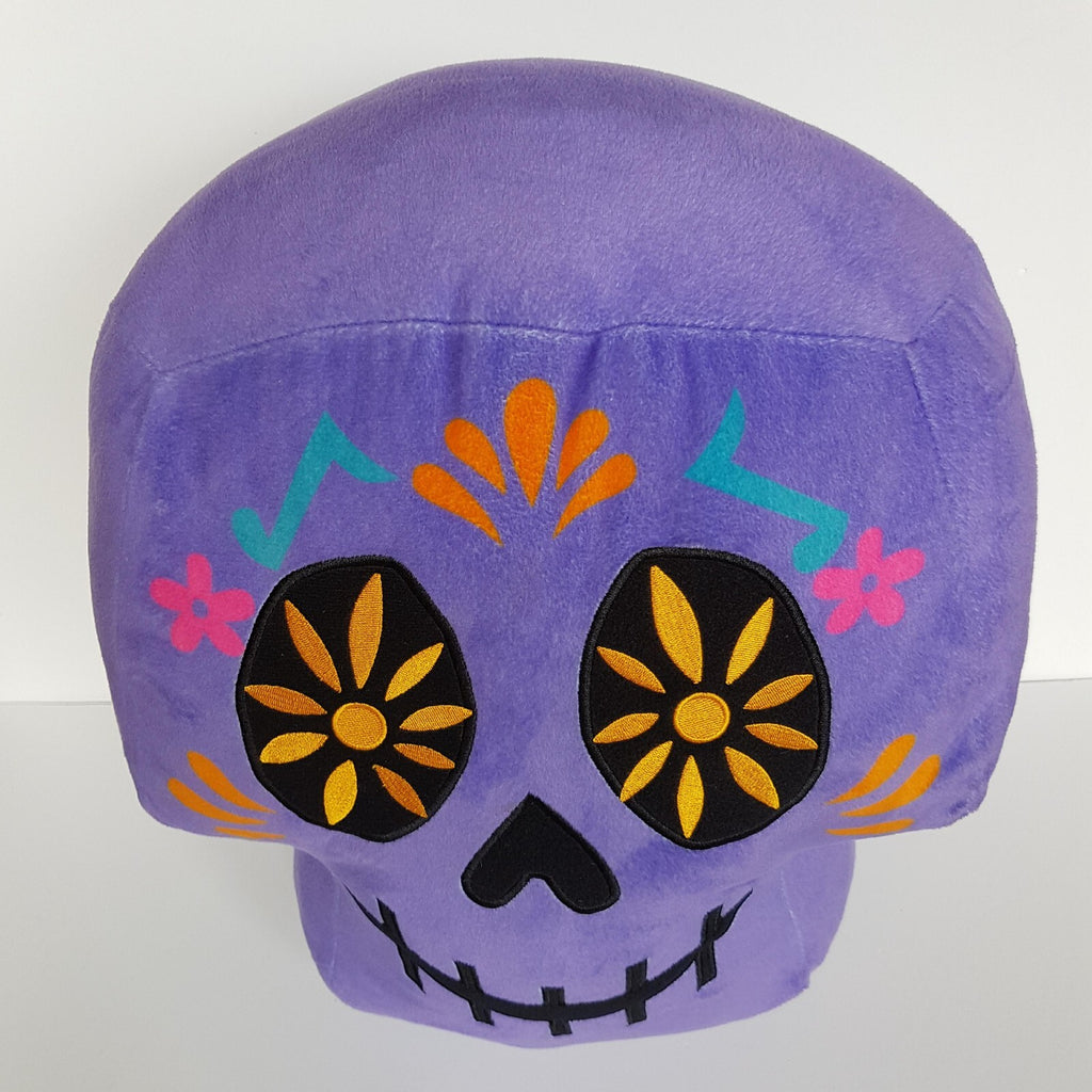 Large COCO Skull CUSHION Kids Purple Plush Large Pillow Toy Mexico Pixar Disney4