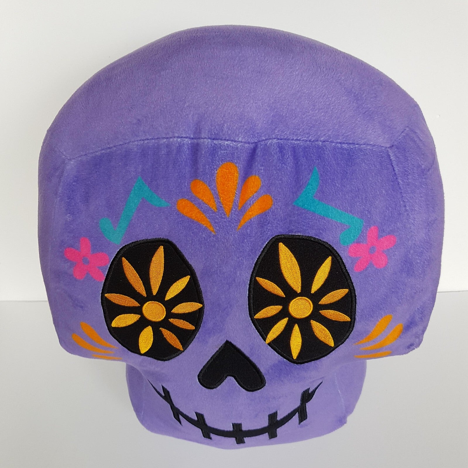 Large COCO Skull CUSHION Kids Purple Plush Large Pillow Toy Mexico Pixar Disney4