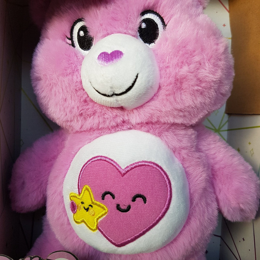 NIB Re Softables TAKE CARE BEAR Heart Star Plush Purple Stuffed Animal Soft Toy10