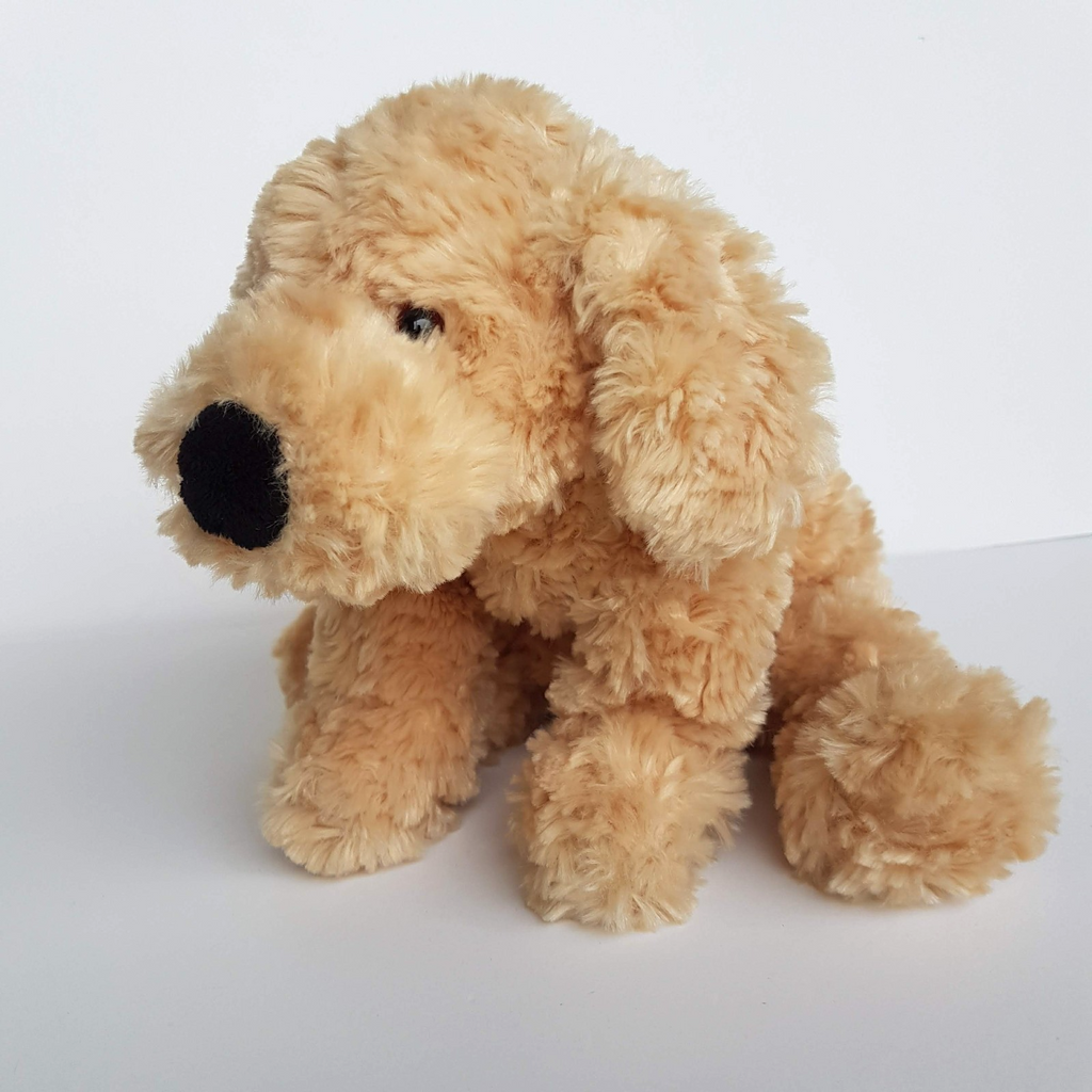 Tomfoolery BUFF POLICE DOG Floppy Soft Toy Puppy 25cm Stuffed Animal Cuddly Cute1