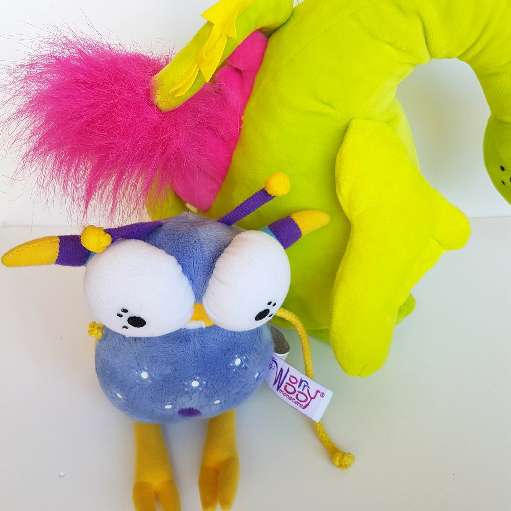 Worry Woo MONSTERS NOLA & THE WORRY BUG *damaged Plush Soft Toy Stuffed Animal4