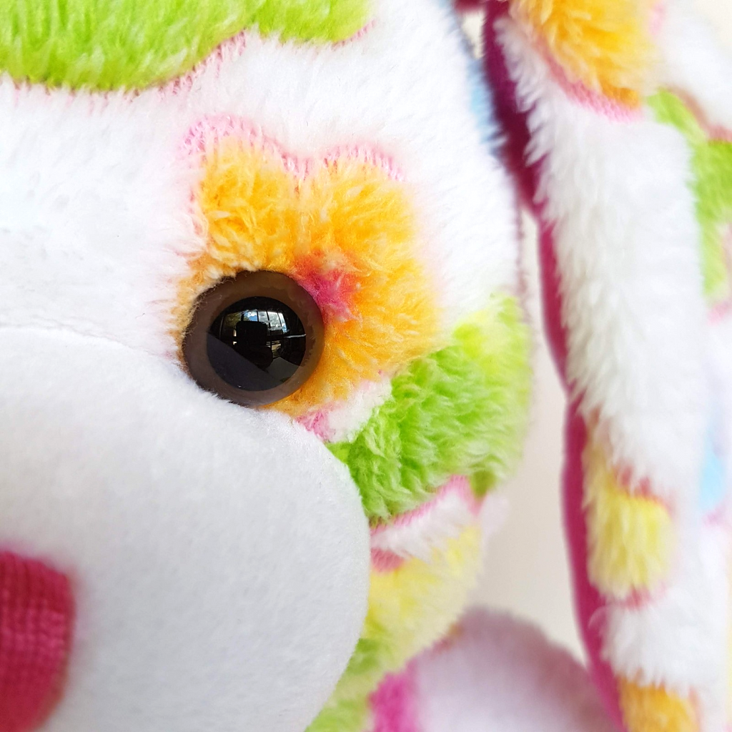 Build A Bear WHITE FLOWER RABBIT Plush BAB Plush Soft Toy 40cm Stuffed Animal6