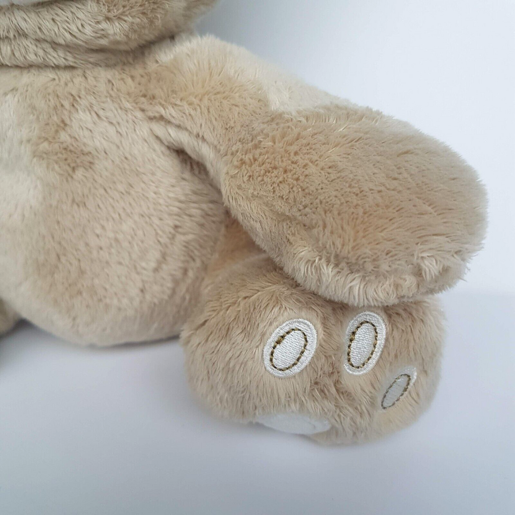 Ollie's Place BABY BEAR RATTLE Plush Lovey Soft Toy 25cm Stuffed Animal Cute3
