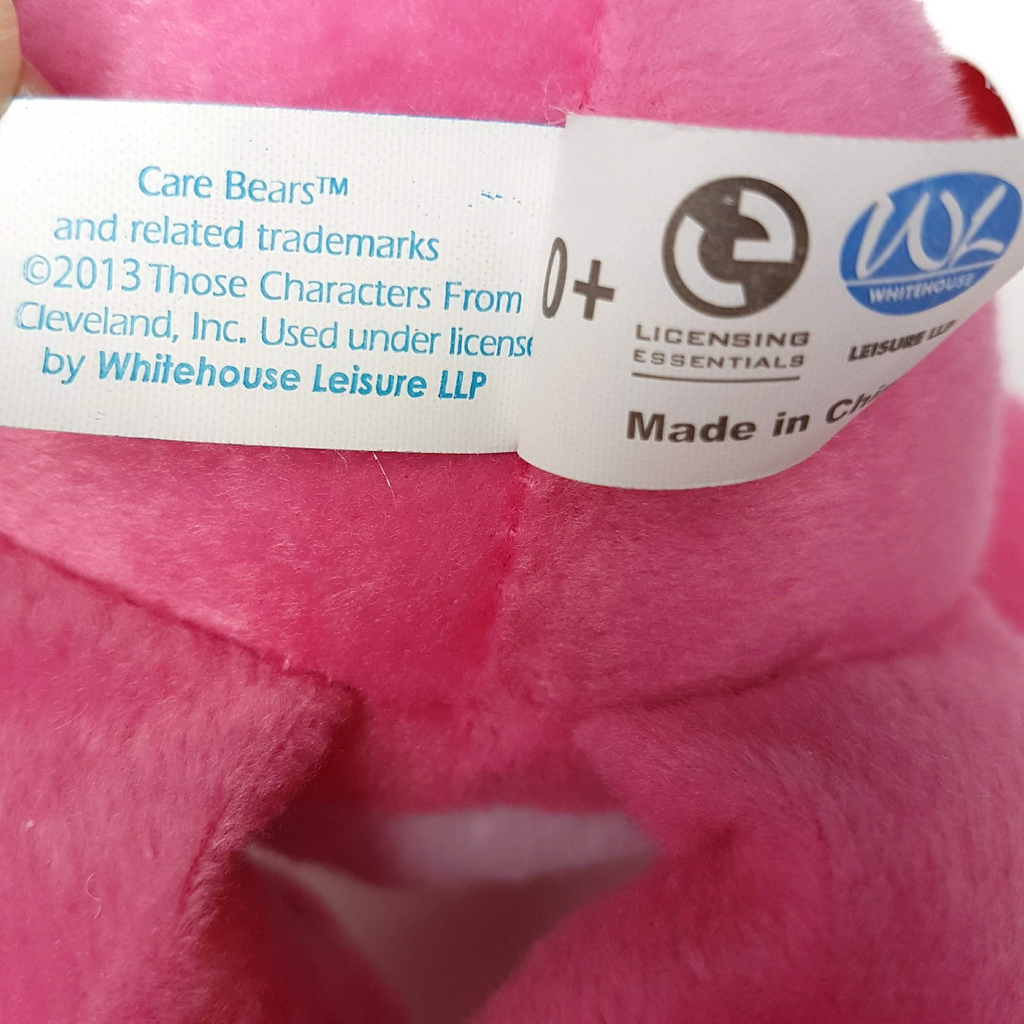 Care Bears LOVE A LOT BEAR 2013 Pink Hearts 27cm Stuffed Animal Soft Toy Pink7