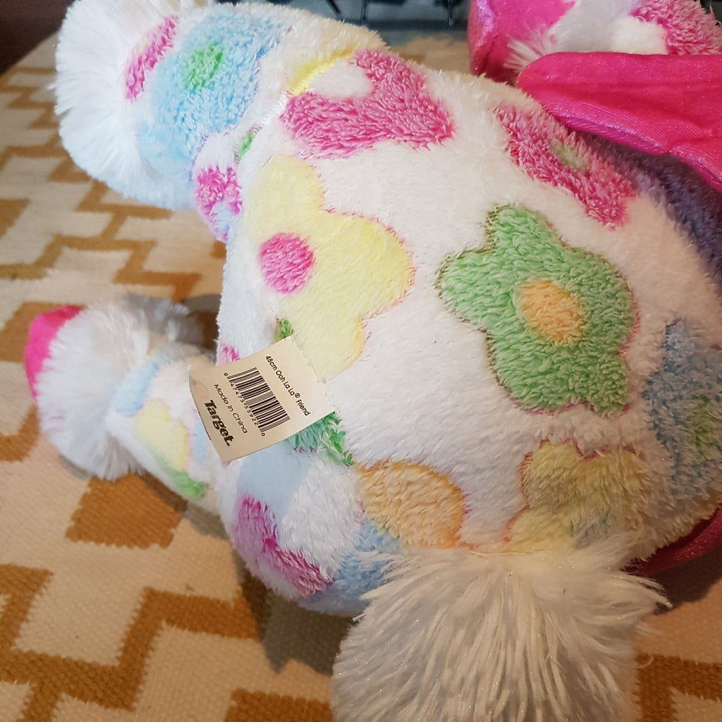 Target FLOWER PEGASUS Plush 51cm Soft Toy Magical White FANTASY Stuffed Animal6