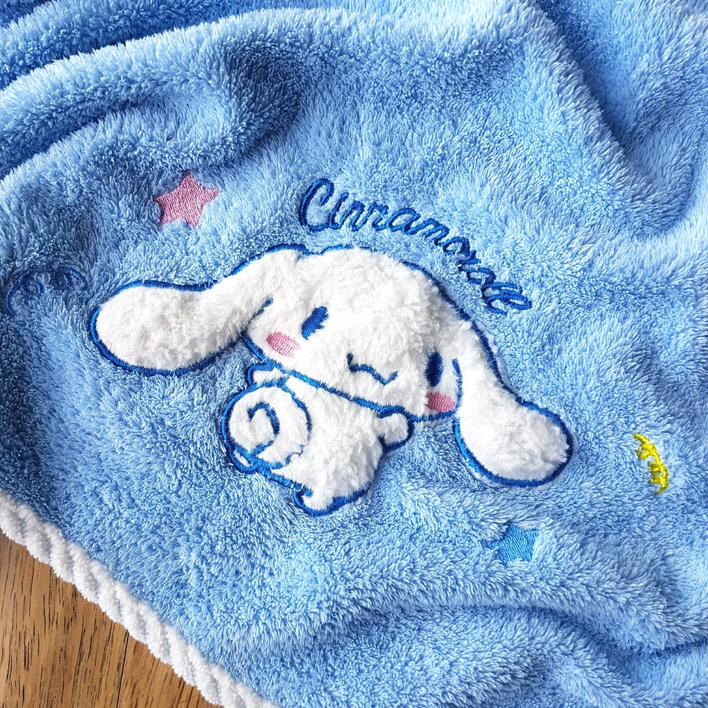 Cinnamoroll KIDS BATH TOWEL 135 x 70cm Blue Bathroom Shower + Badge Pin Cute7
