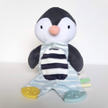 Dymples FLAT PLUSH PENGUIN Lovey Plush Security Blanket Comforter Sleep Soft Toy0
