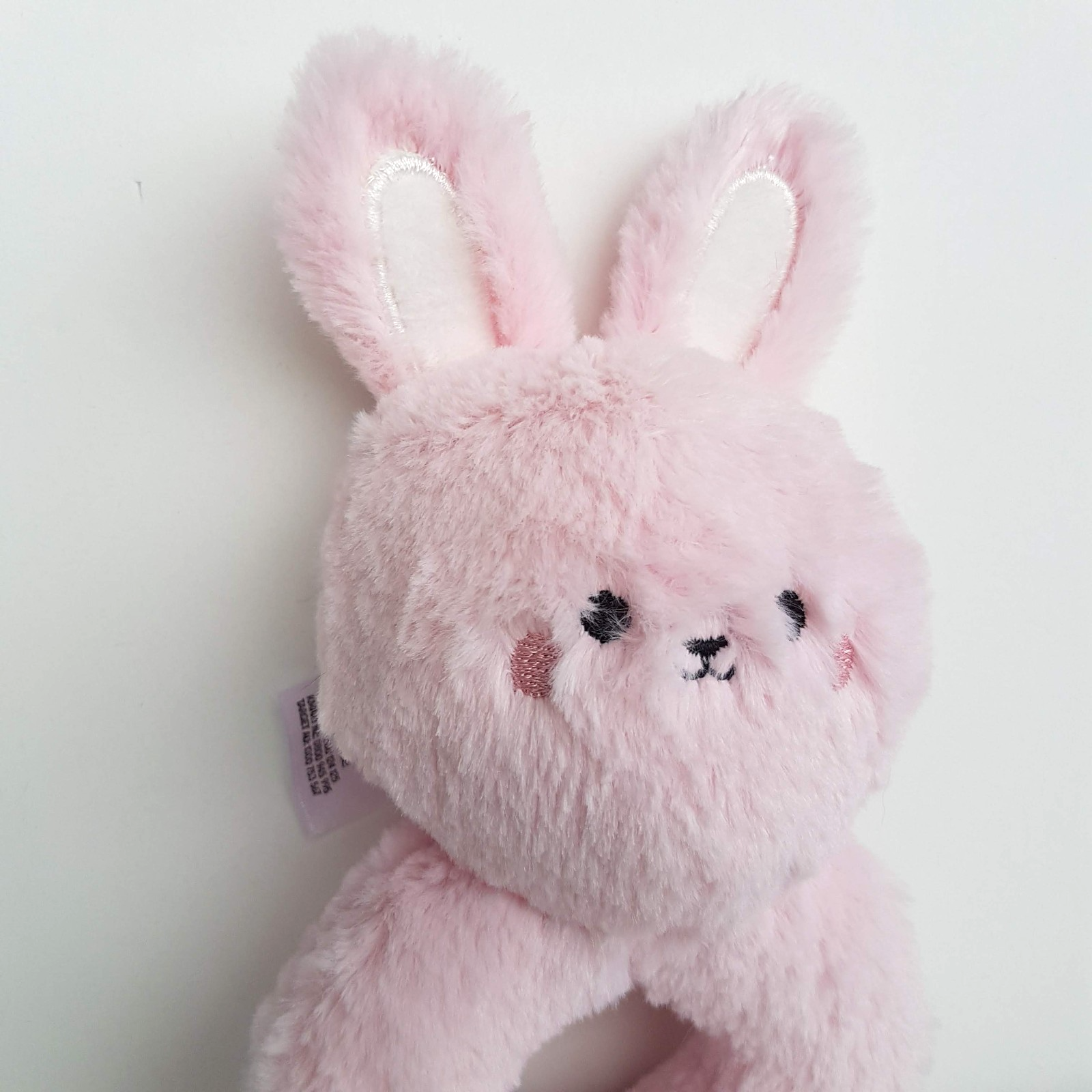 Anko BUNNY RABBIT RATTLE Plush Pink Baby Soft Toy 19cm Stuffed Animal Comforter1
