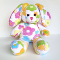 Build A Bear WHITE FLOWER RABBIT Plush BAB Plush Soft Toy 40cm Stuffed Animal0