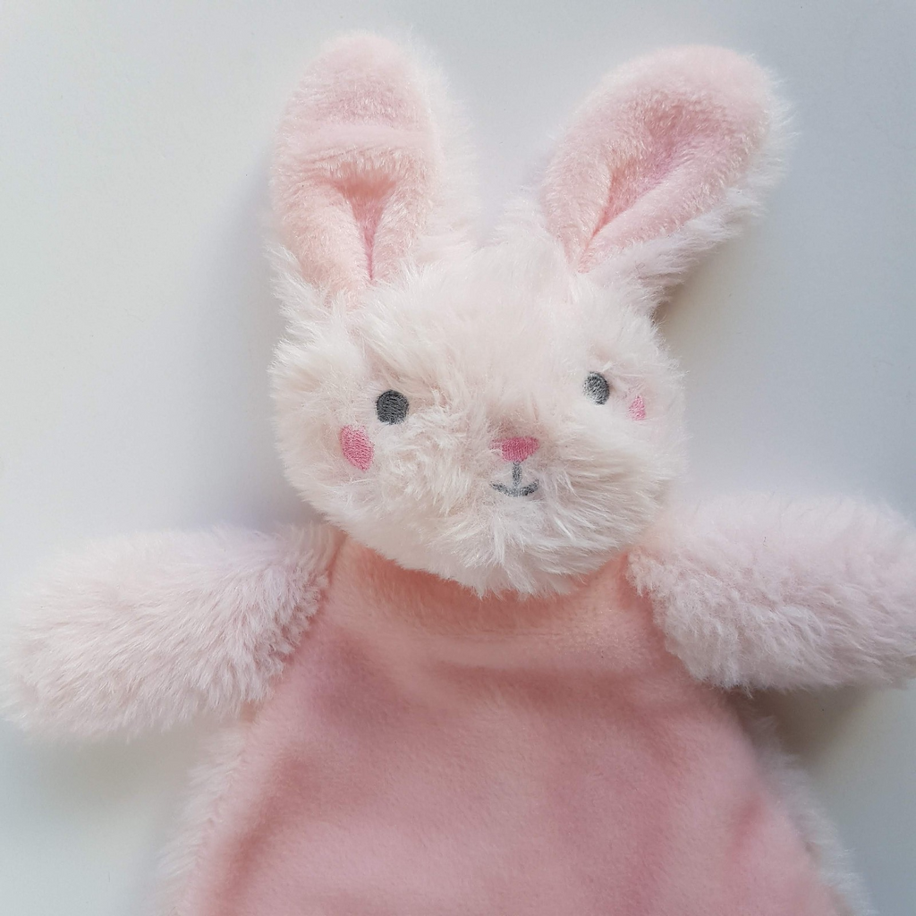 Anko PINK BUNNY Lovey Plush Rabbit Security Comforter Blanket Soft Toy 36cm1