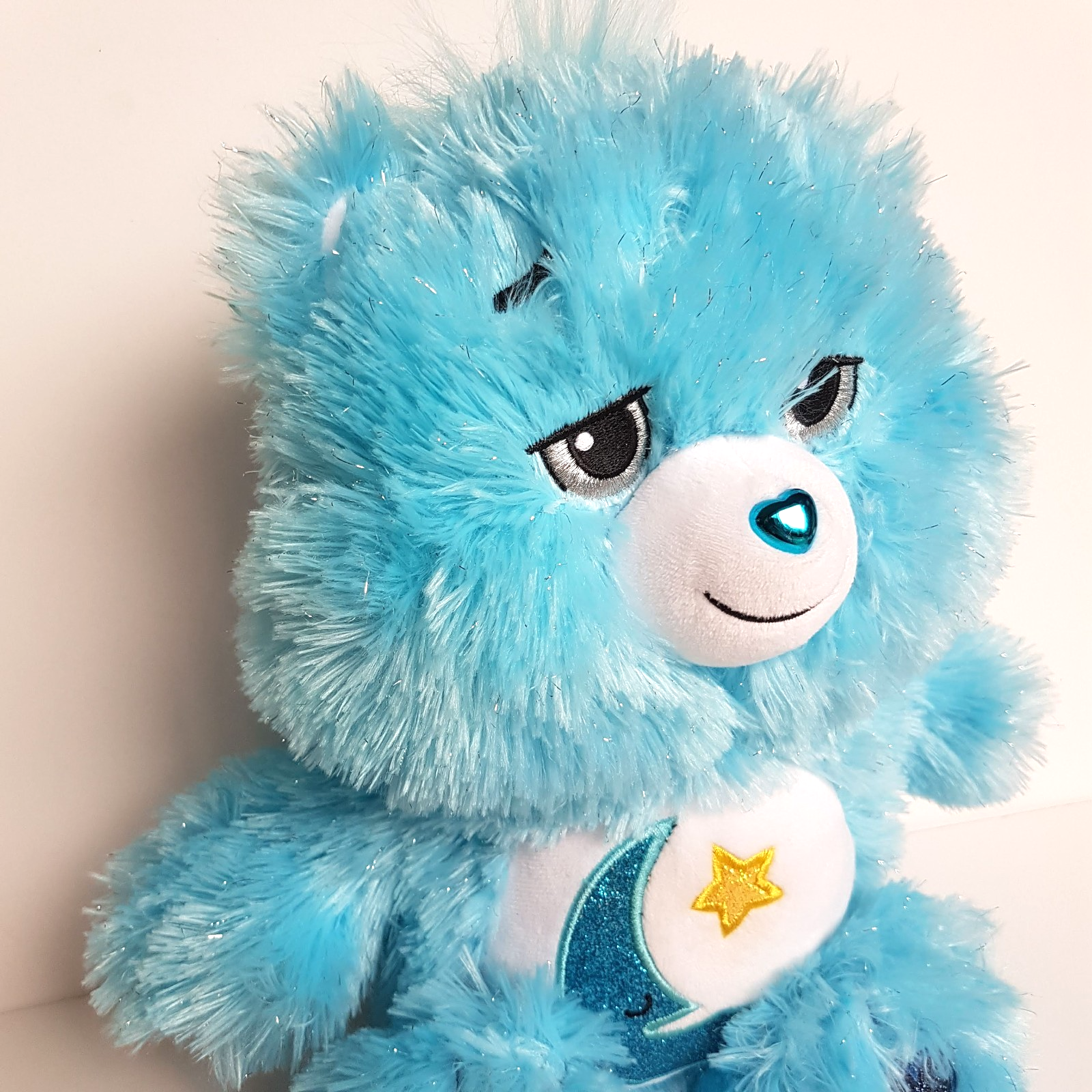 Care Bear BEDTIME BEAR Collector's Edition Sparkle Moon Soft Toy Stuffed Animal1
