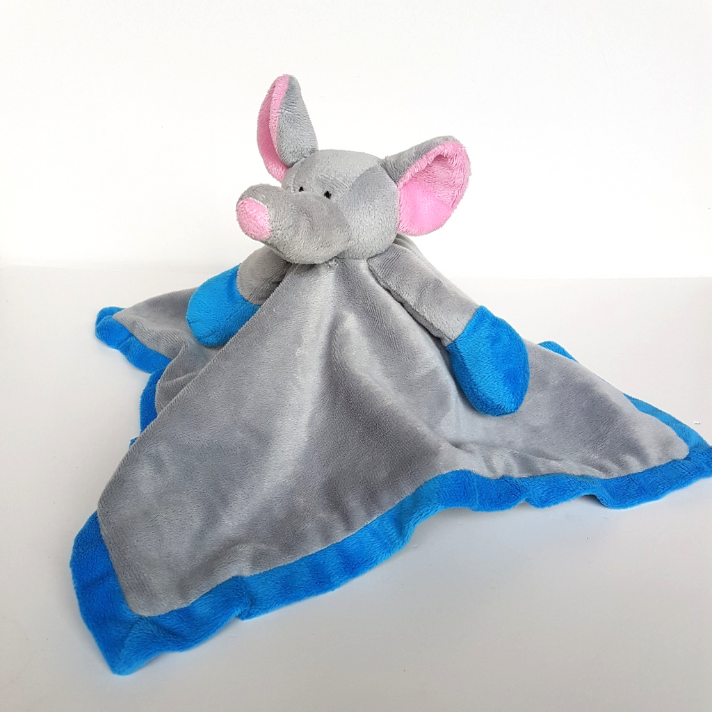 Surgipack ELEPHANT Baby Lovey Plush Security Blanket Comforter Sleep Soft Toy0