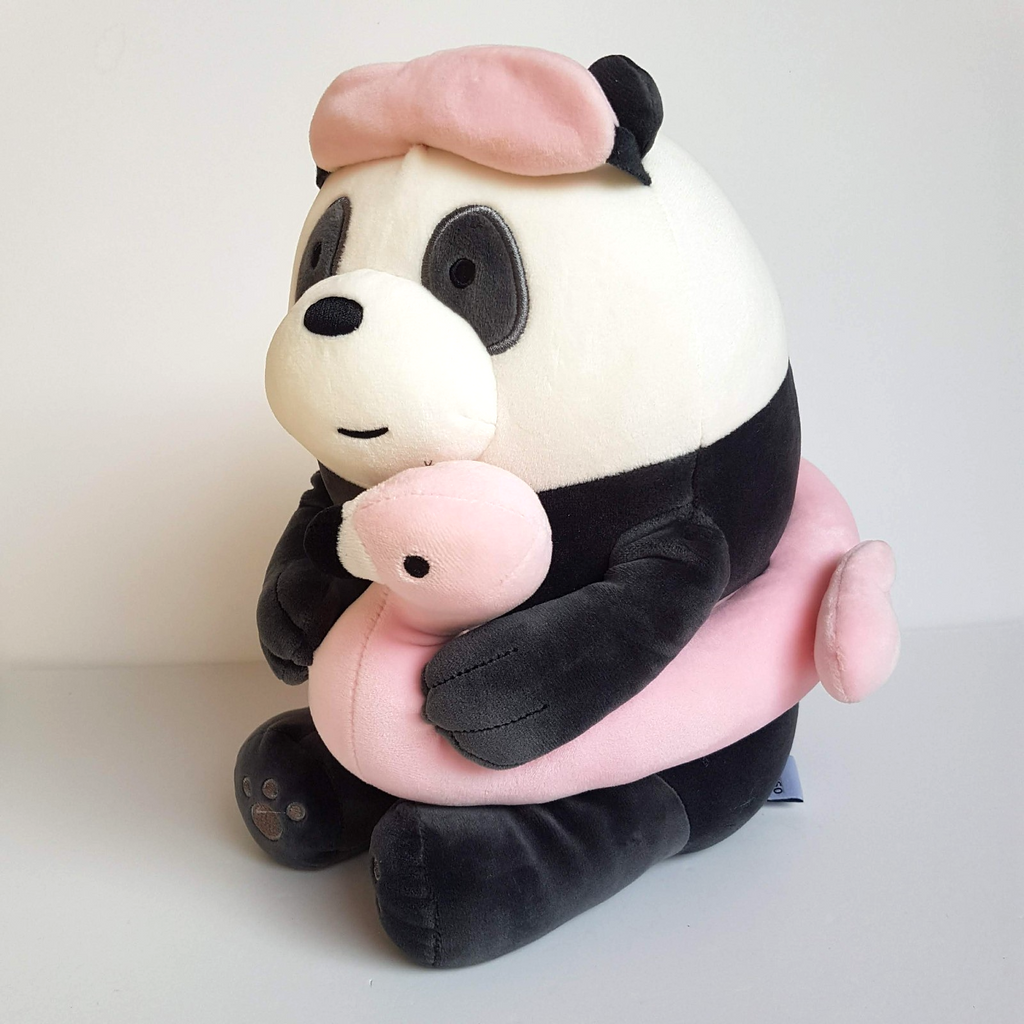 Miniso WE BARE BEARS PANDA FLAMINGO 26cm Plush Stuffed Animal Soft Toy Bird Cute1