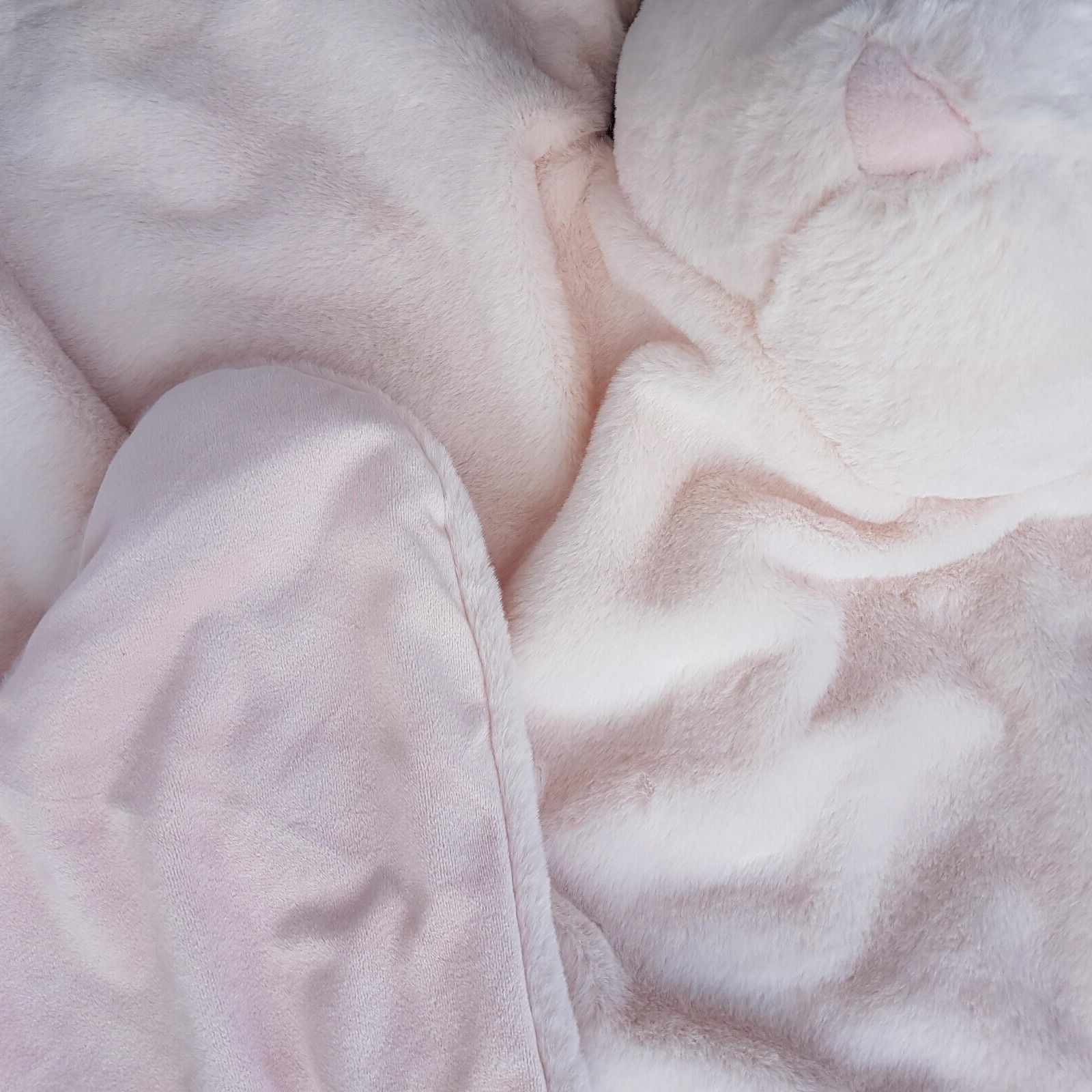 LARGE 112cm Rabbit Baby Blanket Comforter Lovey Security Plush Bunny Soft Toy4