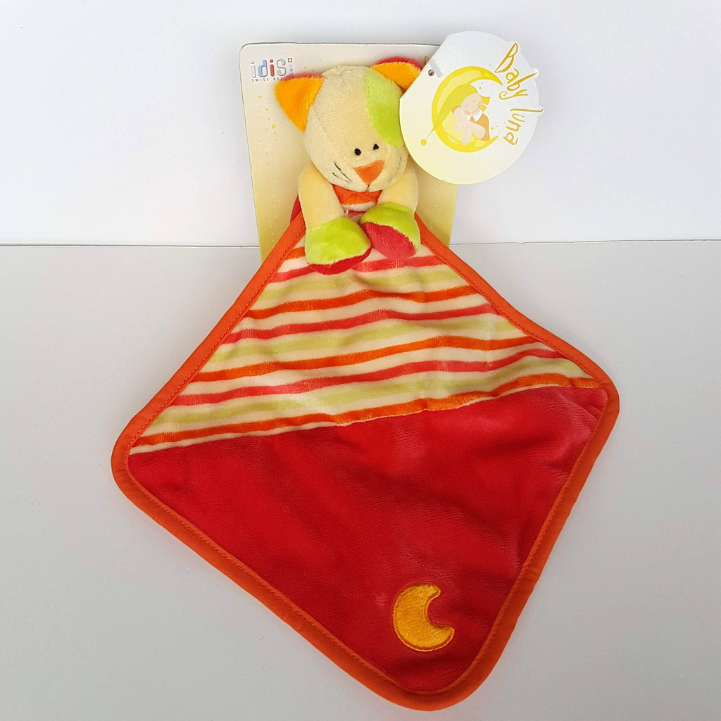 NEW Baby Luna CAT Baby Lovey Comforter Security Blanket Soft Toy Stuffed Animal3