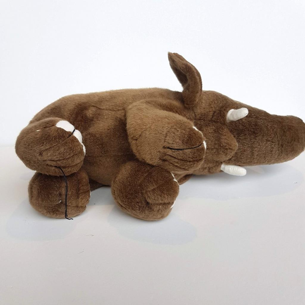 Toronga Zoo ELEPHANT Plush 33cm Stuffed Animal Soft Toy Safari Beanbag Brown9