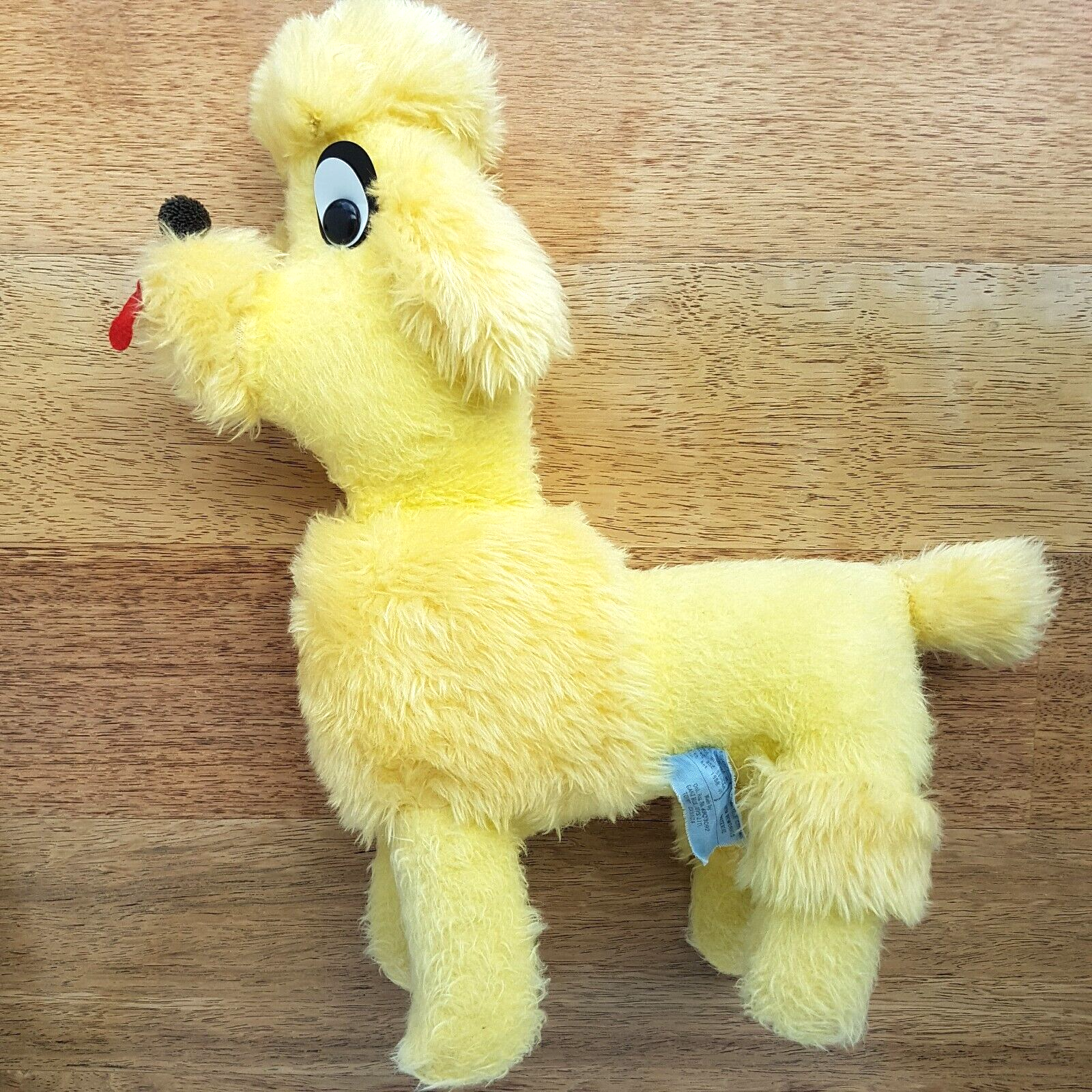 Vintage GANZ BRO POODLE DOG Carnival Toy Plush Stuffed Animal Soft Toy 45cm0