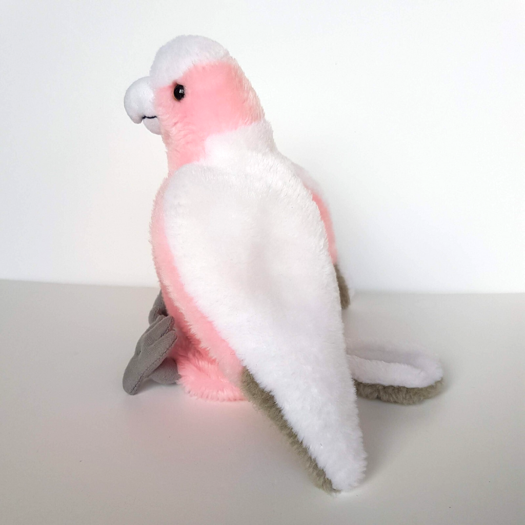 Harwil GALAH Pink Bird Hand Puppet Stuffed Animal Soft Toy Australian Native Toy5