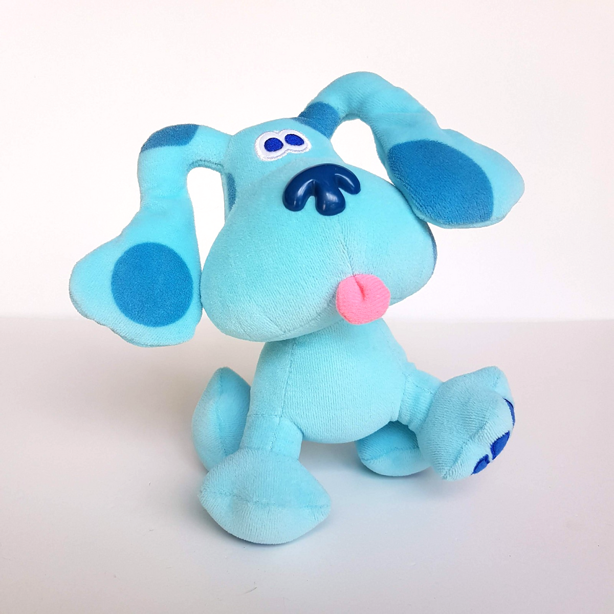 Eden Velour BLUE'S CLUES BLUE DOG Vintage Plush 19cm Stuffed Animal Soft Toy0