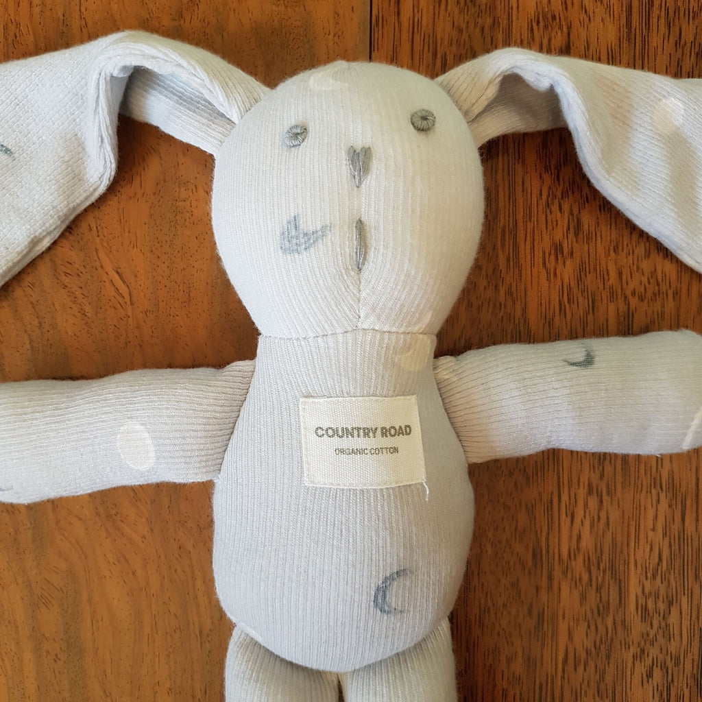 Country Road BUNNY RABBIT Baby Lovey Organic Cotton Comforter Security Soft Toy1