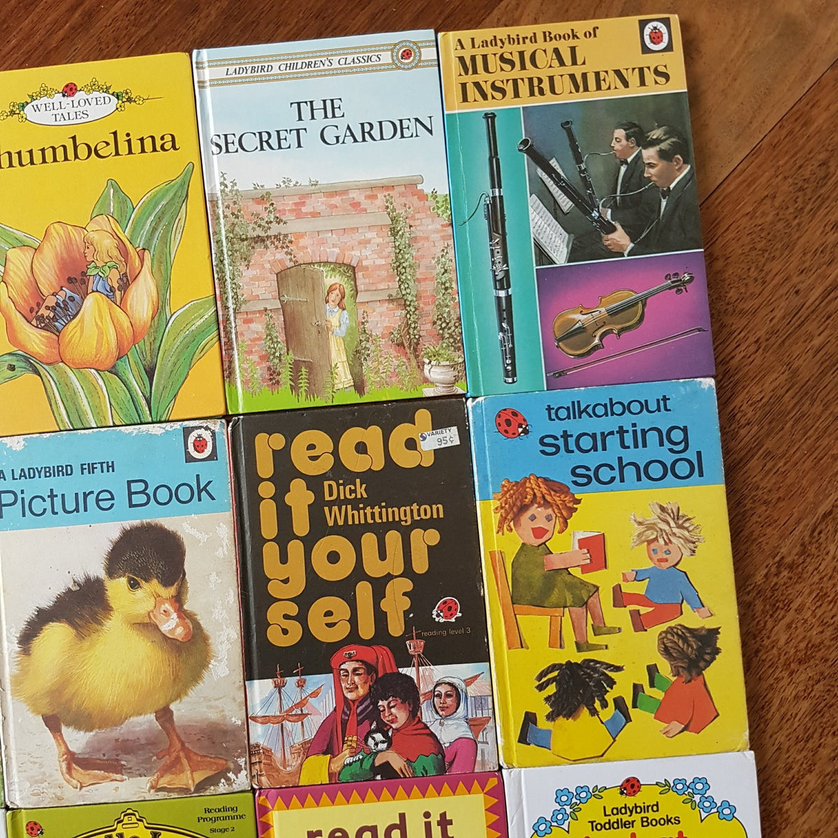 Vintage LADYBIRD 12 BOOK BUNDLE LOT Hardcover Kids Reader Story Book Illustrated2