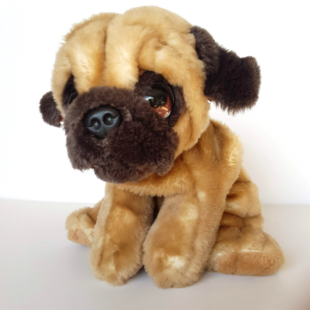 Keel Cuddle Puppies PUG DOG Plush Soft Toy Cute Stuffed Animal Pet Wrinkle1