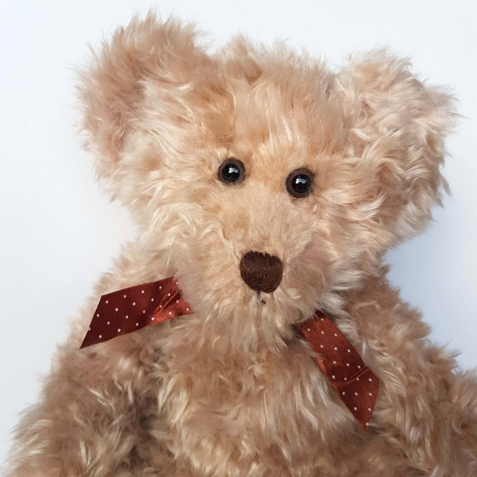 Russ RADCLIFFE BEAR Teddy 27cm Beige Tan Scruffy Plush Stuffed Animal Soft Toy2
