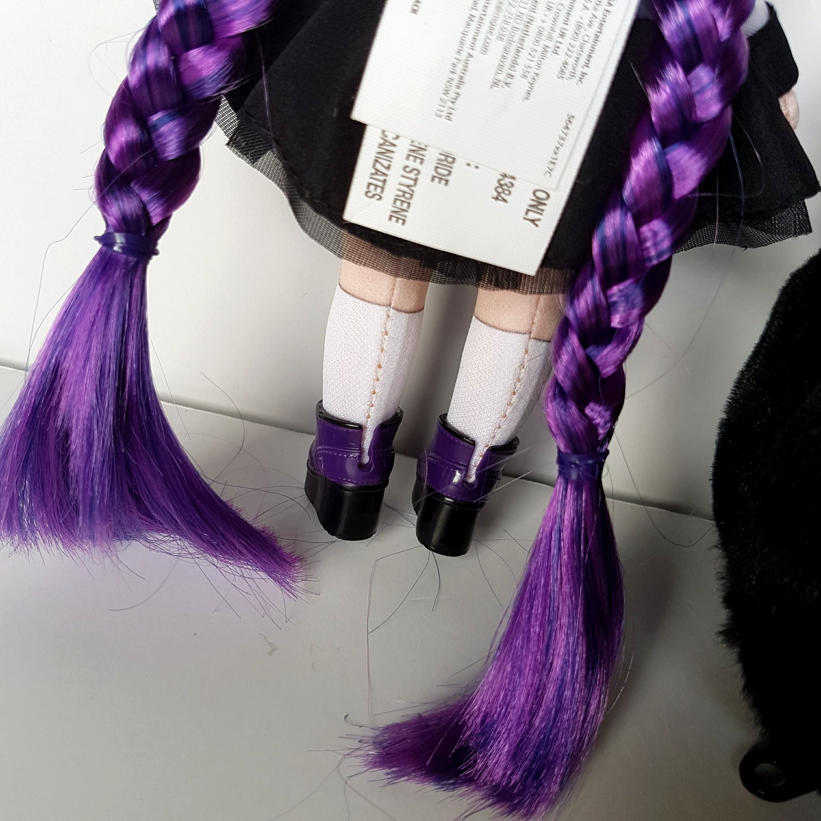 Na! Na! Na! Surprise TUESDAY MEOW Black Kitty Cat Doll Clothes Purse Purple Toy10