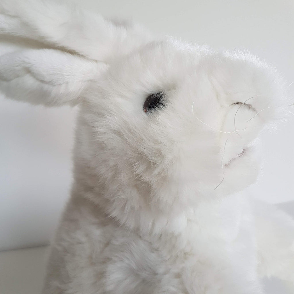 Folkmanis WHITE BUNNY RABBIT PUPPET Plush Stuffed Animal Soft Toy Super Adorable5