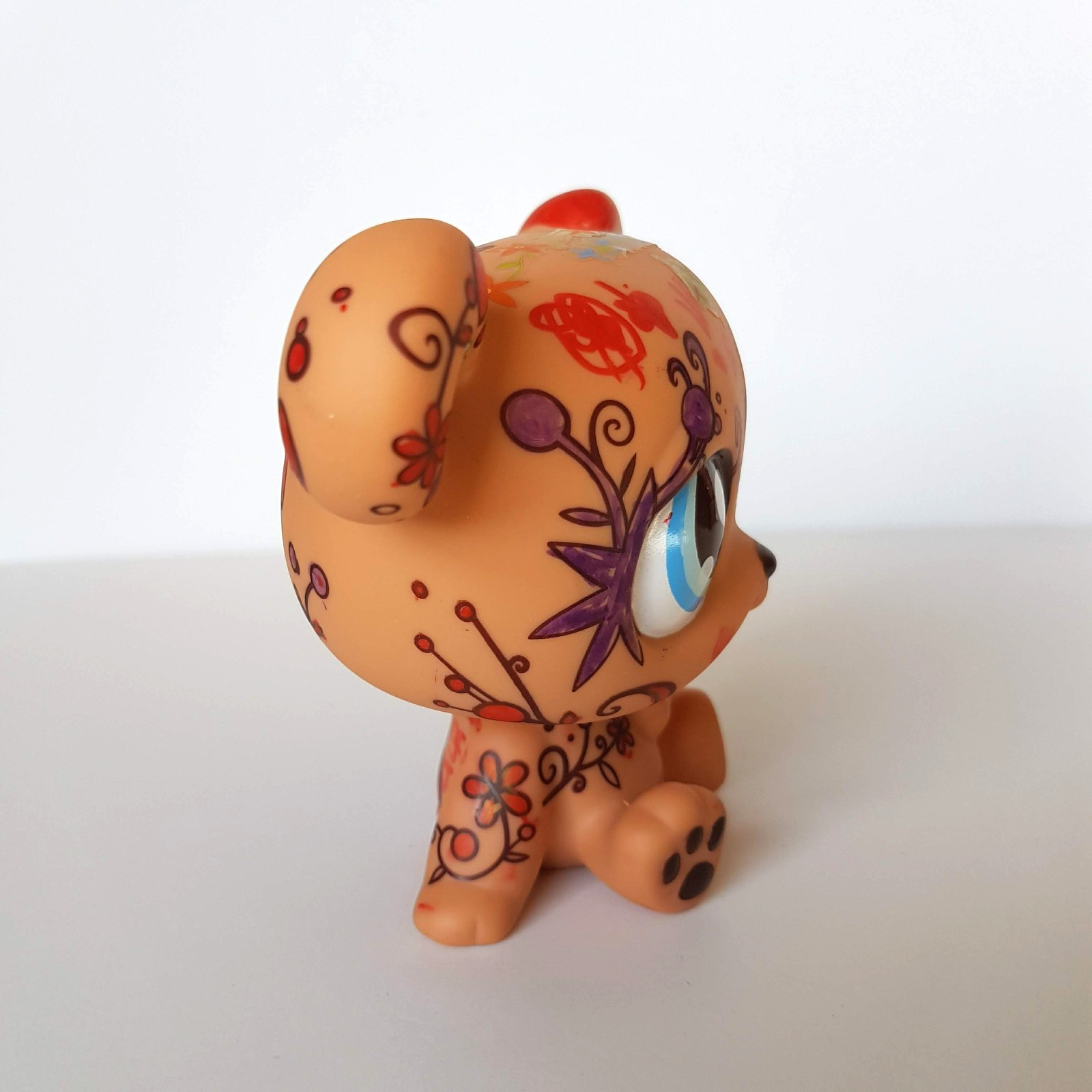 Littlest Pet Shop JUMBO BEAR 2008 Bobblehead 10.5cm Plastic Animal Figure Toy2