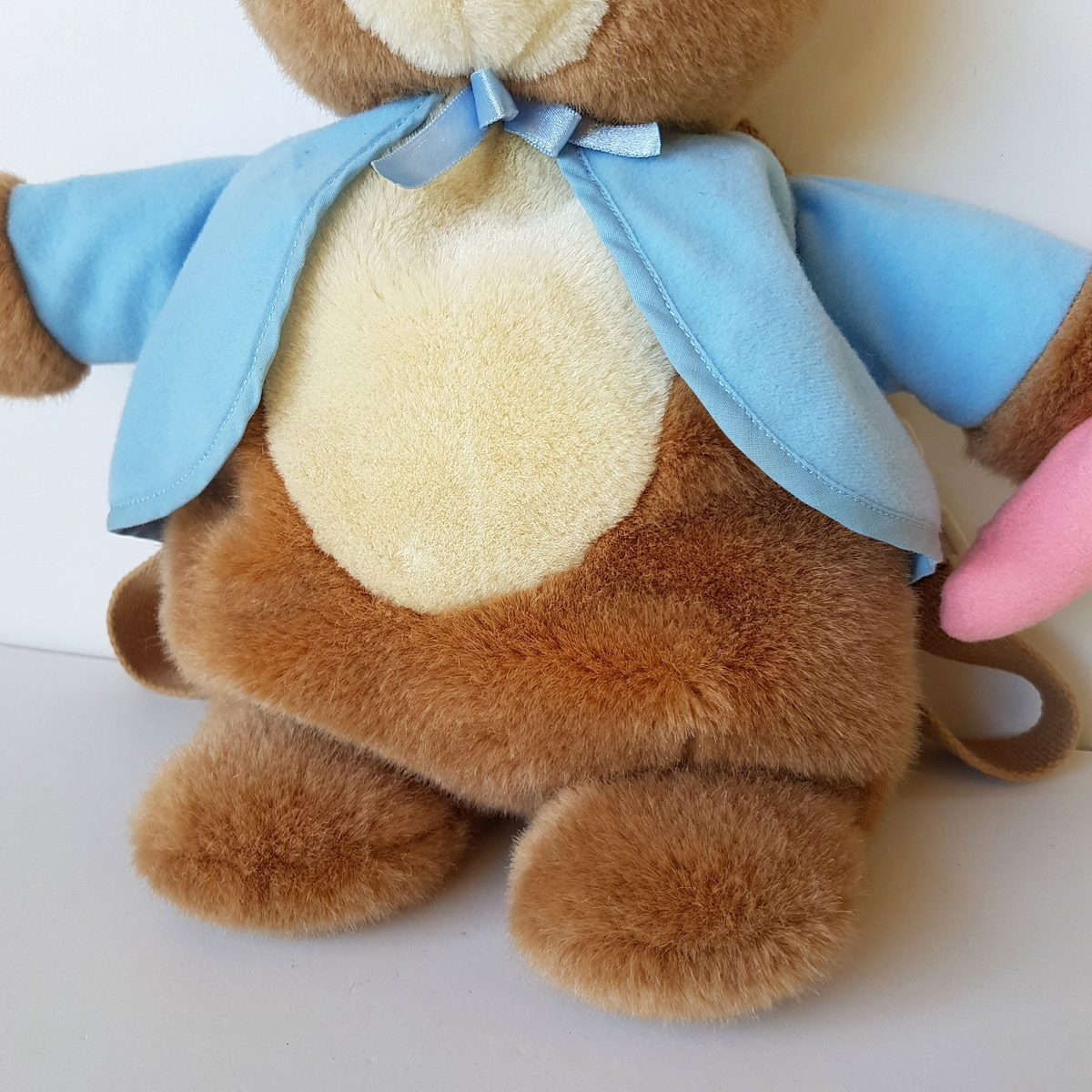 RARE Eden PETER RABBIT BACKPACK Plush Kids Bag 45cm Stuffed Animal Soft Toy Cute3