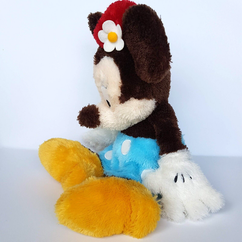 DISNEY 46cm Minnie Mouse Plush Soft Toy Stuffed Animal Blue Skirt Floppy Unique8