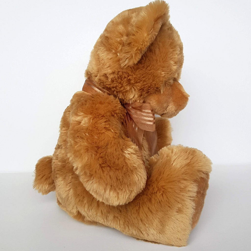 Teddy & Friends TEDDY BEAR Caramel 33cm Plush Soft Toy Stuffed Animal Super Cute10