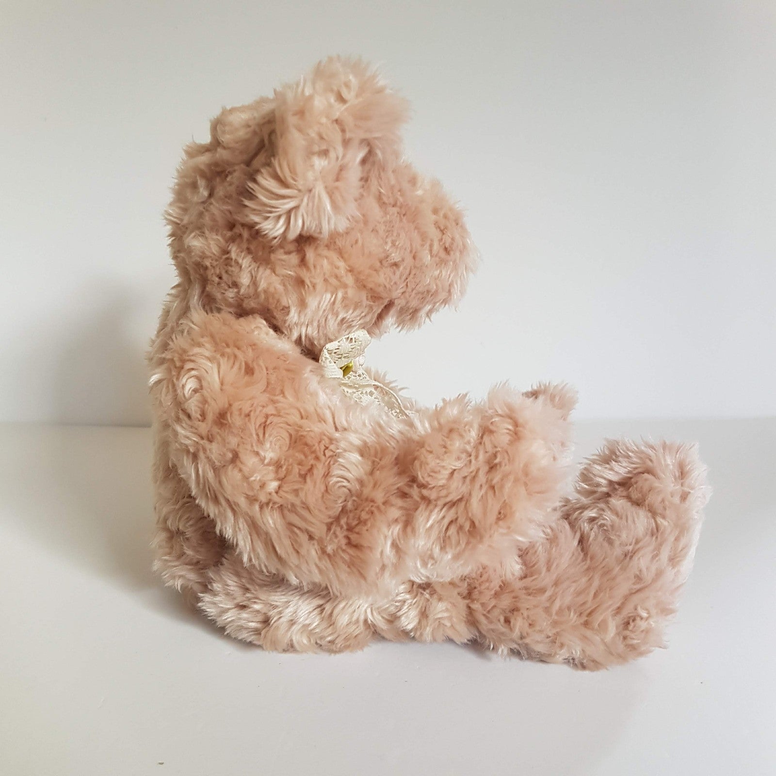 Korimco DUSTY ROSE TEDDY BEAR 27cm Plush Soft Toy Floppy Stuffed Animal Cuddly3