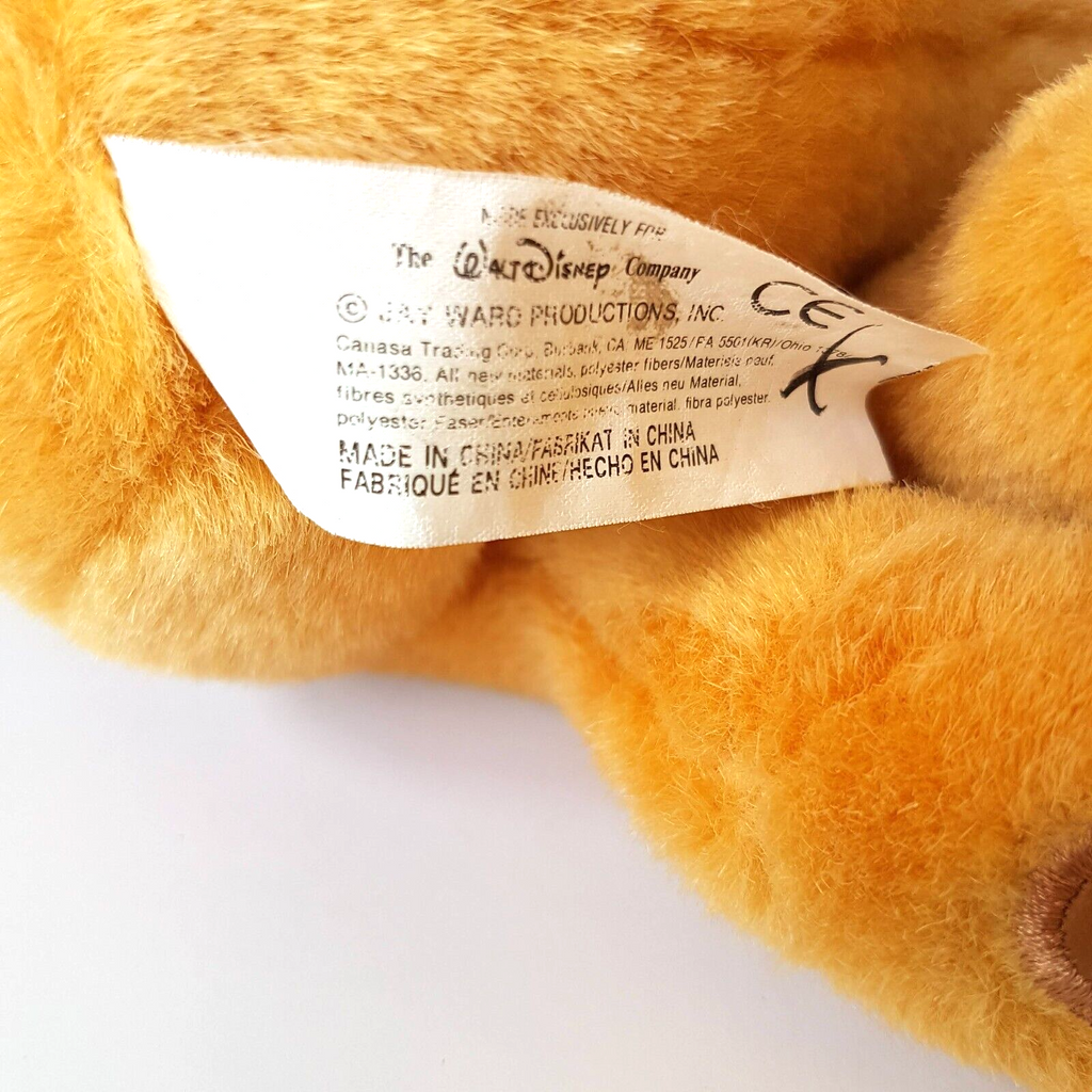 RARE Disney LEON LION George of Jungle 35cm Plush Cat Soft Toy Stuffed Animal12