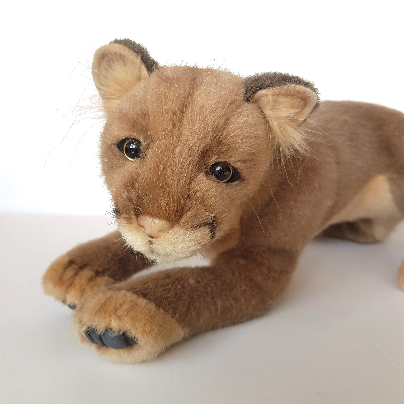 Hansa PUMA MOUNTAIN LION COUGAR Wild Cat Stuffed Animal Melbourne Zoo Soft Toy1
