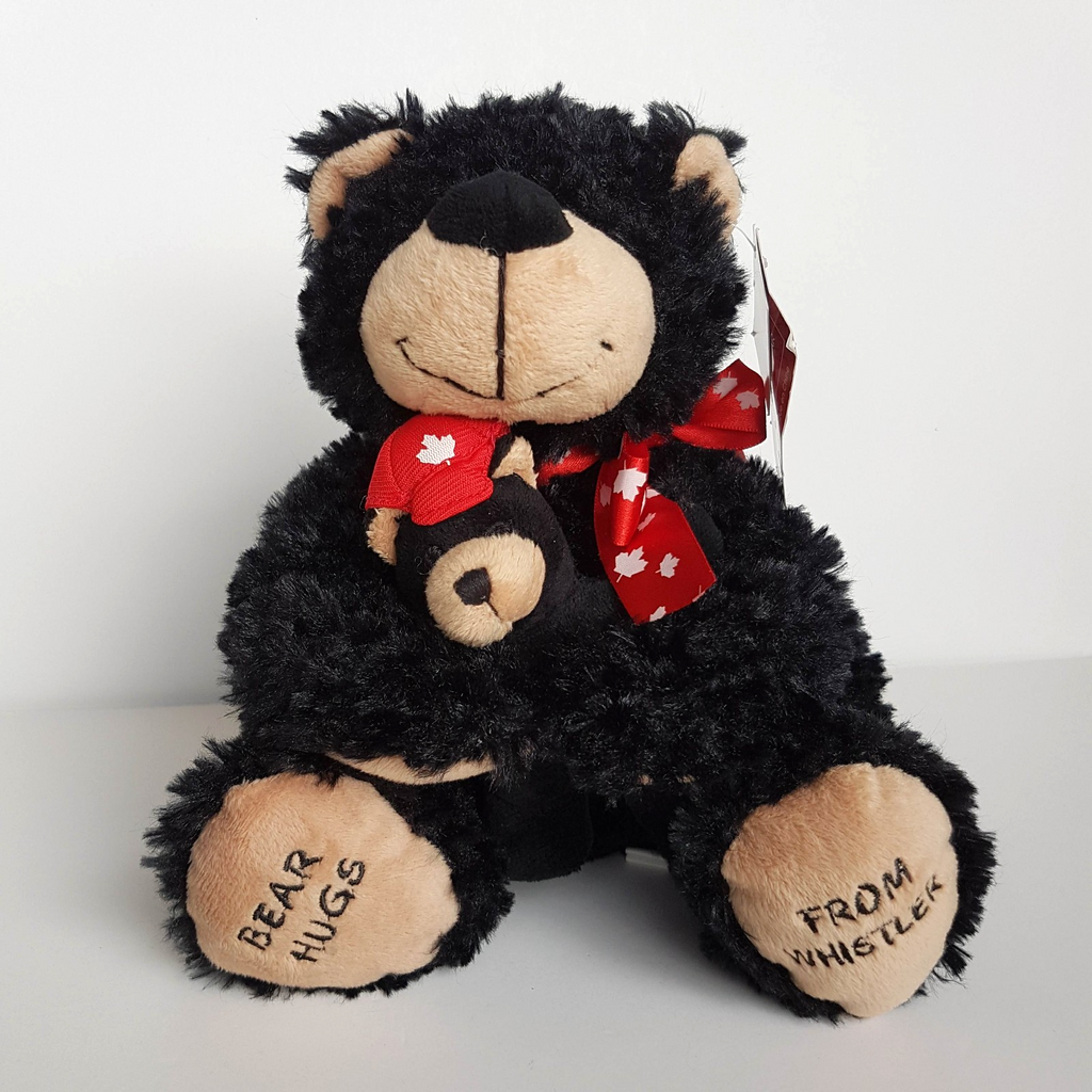 Creature Comforts WHISTLER BLACK BEAR & CUB 22cm Soft Toy Canada Stuffed Animal1
