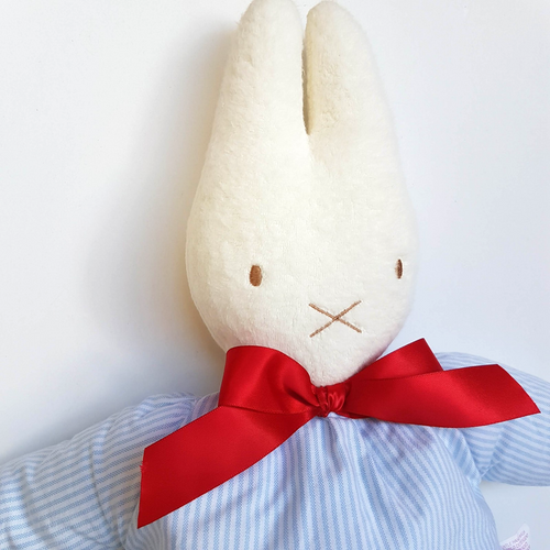 Alimrose BUNNY RABBIT Fabric Lovey 45cm Cloth Stuffed Animal Soft Toy Comforter1