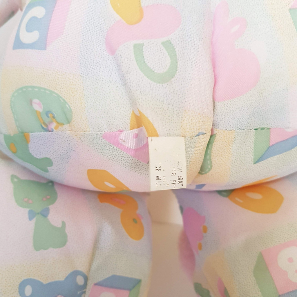 RARE Vintage Interpur BEDTIME BEAR Bunny Slippers 46cm Plush Soft Toy Rare Retro12