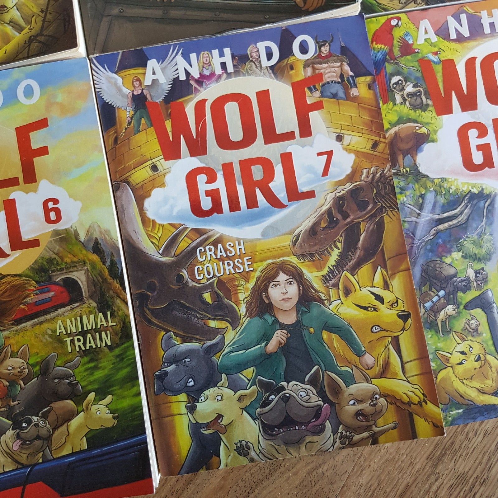 Anh Do WOLF GIRL 1 8 Fantasy Book Bundle Lot Kids Paperback Illustrated Novel7