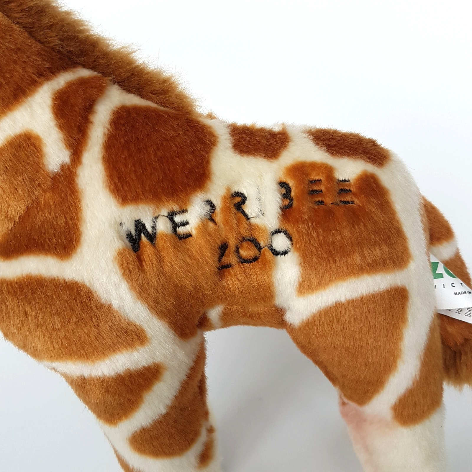 Werribee Zoo GIRAFFE Safari Plush 30cm Stuffed Animal Soft Toy Zoos Victoria Toy3