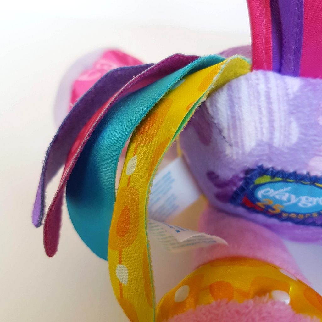 Playgro HAPPY UNICORN Clip On Pram Baby Activity Toy Plush Rattle Mirror Crinkle7