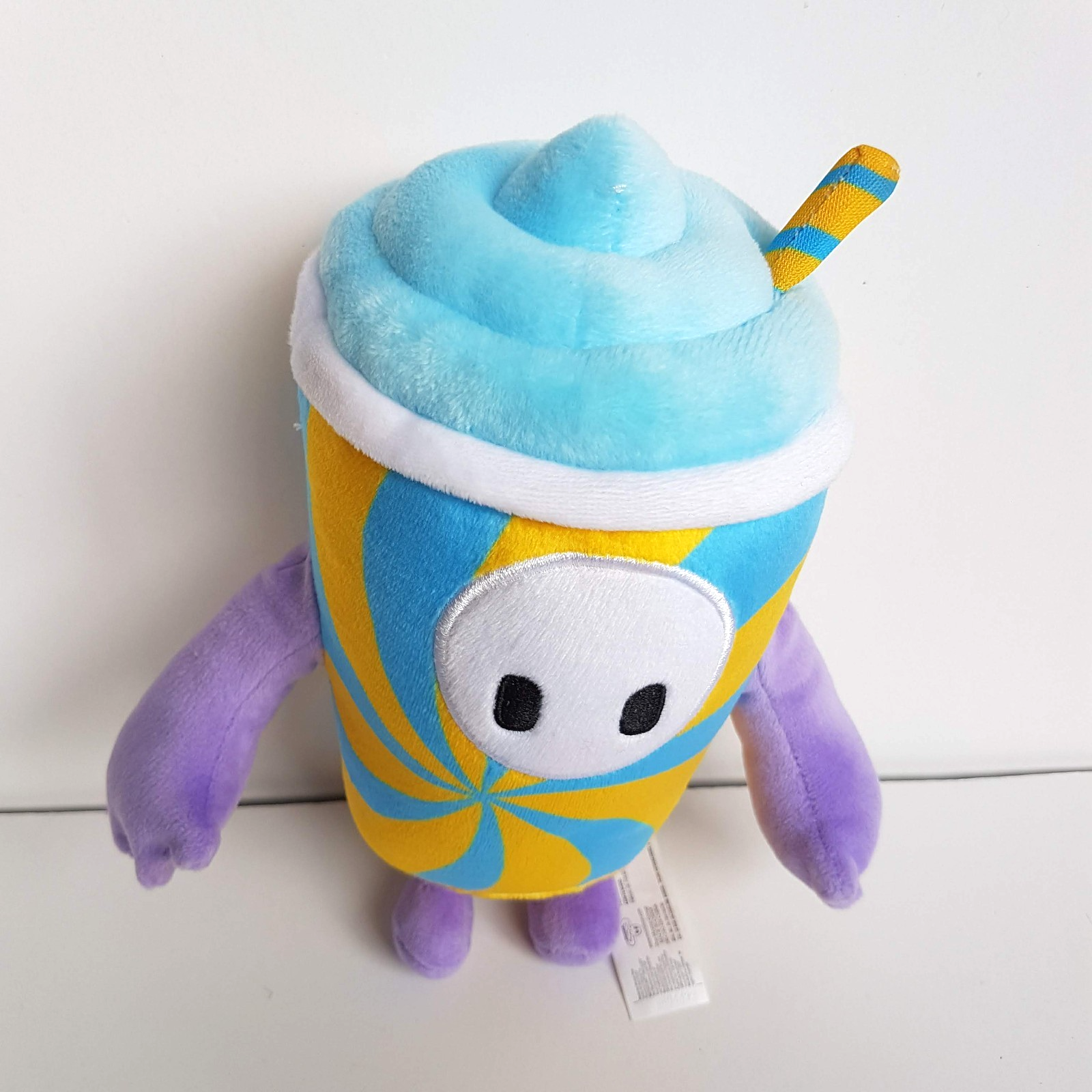 FALL GUYS Frozen Drink Plush 21cm Game Soft Toy Character Toy Blue Yellow Bean3