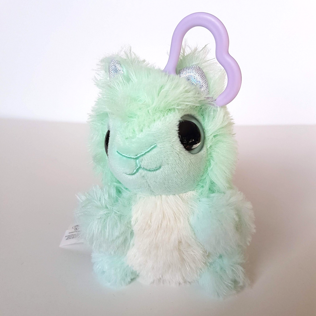 Scruff a Luvs BABY RABBIT KEY CHAIN Aqua 5" Stuffed Animal Plush Bag Accessory0