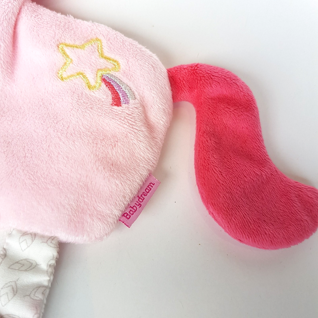 Babydream PINK UNICORN Baby Lovey Security Blanket Plush Comforter Soft Toy Star2