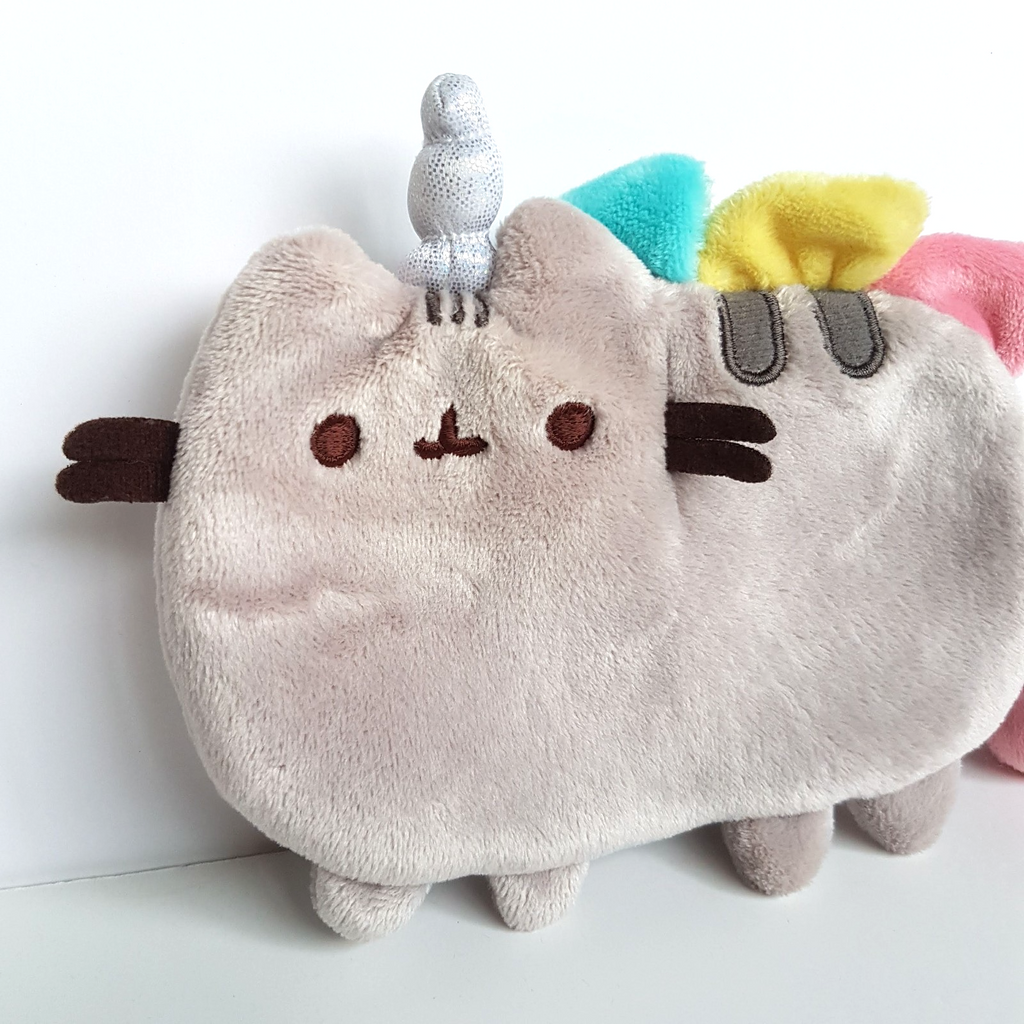 Gund Pusheen PUSHEENICORN COIN PURSE Cat Plush 16cm Soft Toy Stuffed Animal1