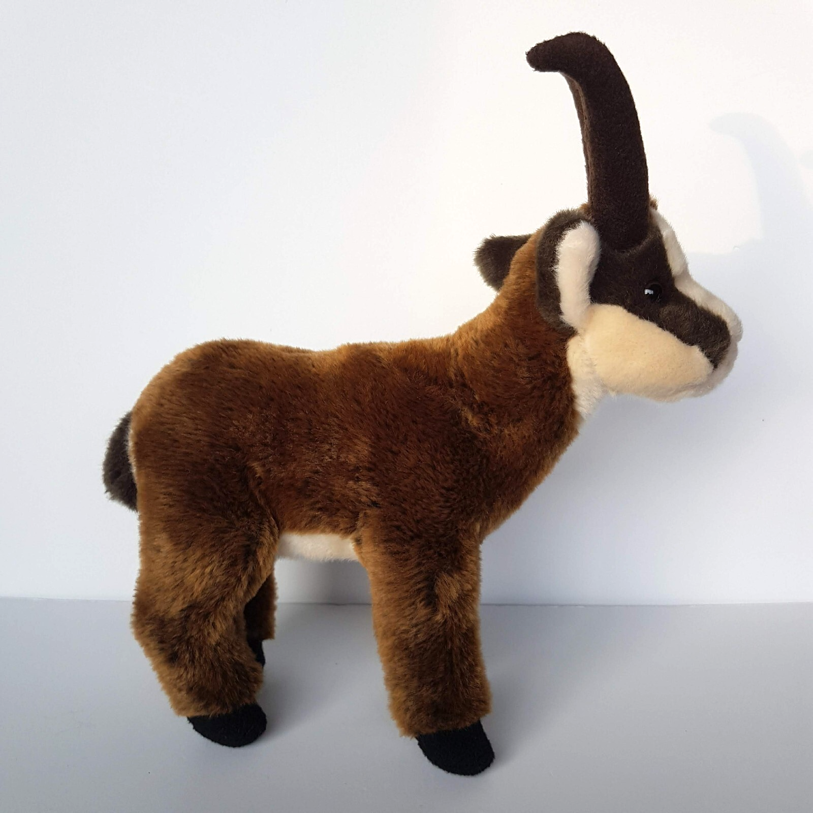 Rare LELLY VENTURELLI Antelope Goat 31cm Stuffed Animal Plush Soft Toy Realistic2