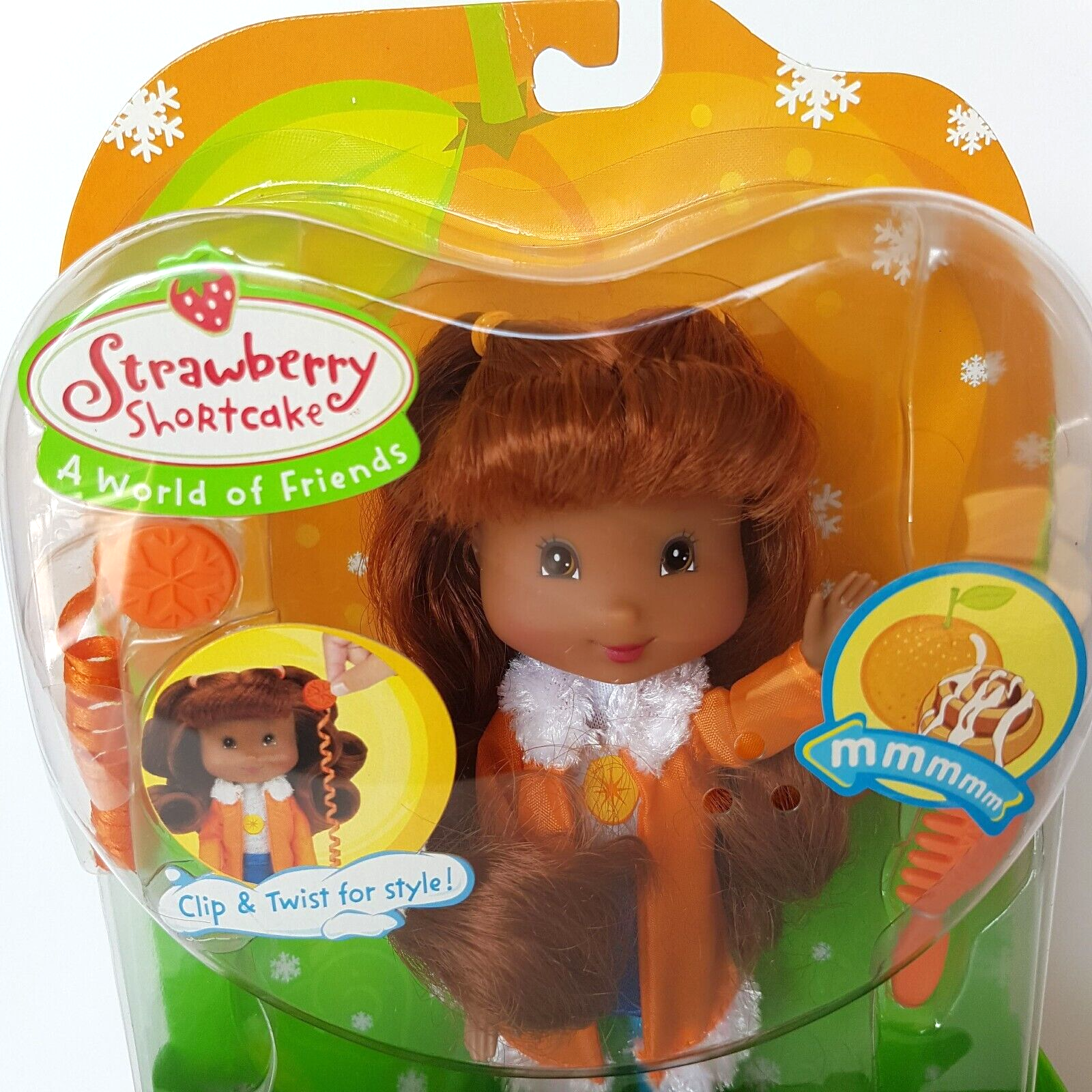 Strawberry Shortcake ORANGE BLOSSOM Winter Berry Twist Doll 2007 Scented Toy1